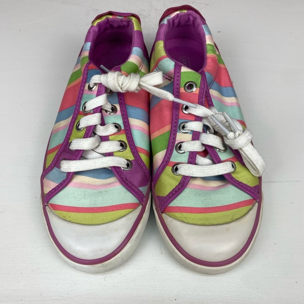 Coach Barrett Multi Stripe Sneakers Sneaker‎ Size 6.5B